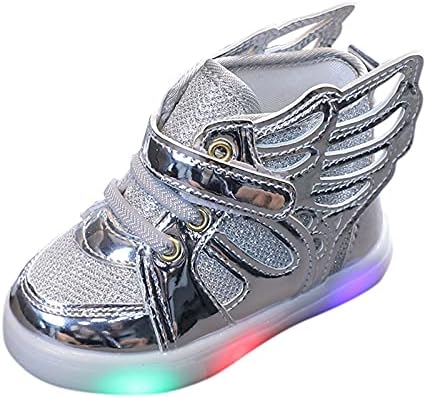 נעלי ספורט תינוקות ילדים ילדים בנות מגלגלות נעלי ספורט אור זוהרות בנות בנות תינוקות נעליים שטוחות