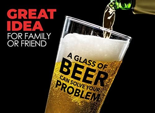 פלאירי לנד בירה מאהב ליטר זכוכית 16 עוז-לפתור הבעיה שלך - בירה מתבשל אלכוהול מתנה בירה יום קר בירה