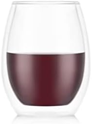 סט Skamal Bodum של 2 כוסות יין כפולות קירות, 0.5 ליטר