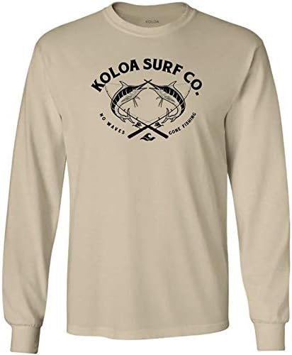 חולצות טריקו כותנה משקל כבד של Koloa Co. שרוול ארוך