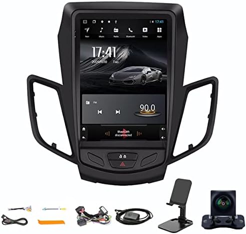 אנדרואיד 11 סטריאו לרכב DIN כפול עבור פורד פיאסטה 2009-2015 עם CarPlay, 9.7 רדיו רכב מסך מגע עם