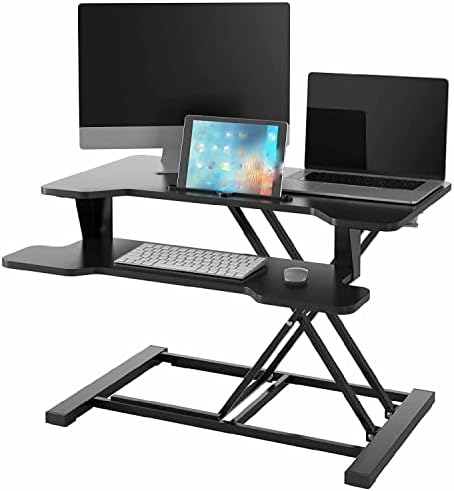 גובה מתכוונן יושב שולחן מתקפל מחשב נייד שולחן הרמת מחשב שולחן שחור בישיבה חזק עומס נושאות