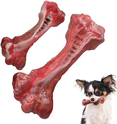 PCEOTLLAR צעצוע של כלב קשוח לעיסה לעיסות אגרסיביות, צעצועים לעיסת עצם כלבים לכלב בינוני גדול כלב טבעי