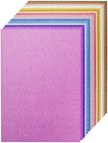 נייר קרטון נצנצים 16 צבע 30 גיליונות עם 60 סדינים צבעוניים, 28 צבעים שונים