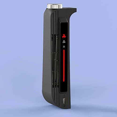 מאוורר קירור של Mookeenone 3 מהירות עם יציאת USB מורחבת למארח קונסולת PS5