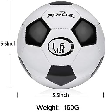 חוכמה עוזבת כדור כדורגל מיני לילדים/פעוטות, כדורי כדורגל קטנים בגודל 1.5, כדור צעצוע לתינוק למשחקים במשחקים