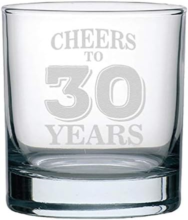 וראקו לחיים 30 שנה ויסקי זכוכית מתנת יום הולדת עבור מישהו שאוהב לשתות רווקים 30 מצחיק המפלגה טובות שלושים נהדר