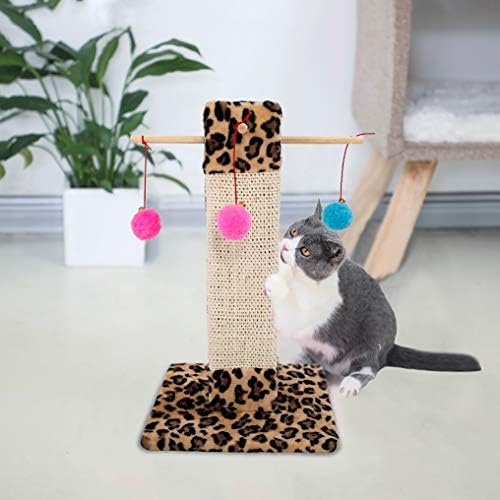 34 20 יציב חמוד סיסל חתול לטפס מחזיק חתול מגדל הדפס מנומר