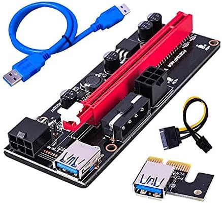 מחברים חדשים ביותר ver009 USB 3.0 PCI -E Riser ver 009S Express 1x 4x 8x 16x מתאם כרטיסי רייזר מארח