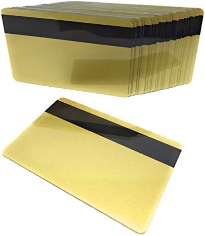 1000 קר80 30 מיל זהב פלסטיק אשראי, מתנה, צילום תעודות זהות עם היקו מגנטי פס מג
