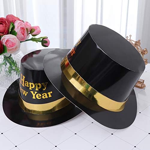 עמוס 8 יחידות חדש שנה מגבעות 2019 ערב השנה החדשה נייר טופאט חג מסיבת מצחיק יום הולדת כובעי אבזרי תמונה