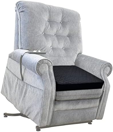 קומפורטנזה גדול בגודל 20 על 20 על 3 אינץ ' קצף זיכרון מרובע כרית מושב כיסא החלקה עבה לכורסאות, כורסאות, ספות-כרית