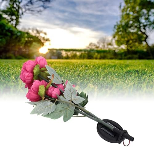 FDIT אטום מים אטום אדום סולארי אור ורד, אור עיצוב מדשאה חיצוני, לפטיו לגינה