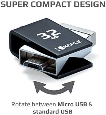 32GB מקל USB OTG ל- Micro USB 2 ב 1 פלאש כונן זיכרון מקל 2.0 תואם ל- Motorola Moto G6 Play / G5, G5 Plus /