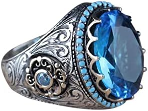 מלא אצבע טבעות לנשים עגול טבעת טבעת גדול יהלומי טבעת חן טבעת טבעת יהלום מתנת טבעת בציר יהלומי טבעת ספיר צורת טבעת