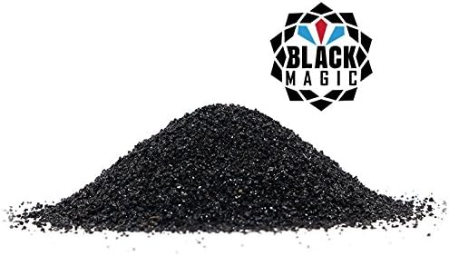 חצץ פחם קסם שחור גודל גודל: 20-40 בינוני עדין: ניקוי כללי, פרופיל בינוני, 2-3 מיל, תוצאת פיצוץ מתכת לבנה