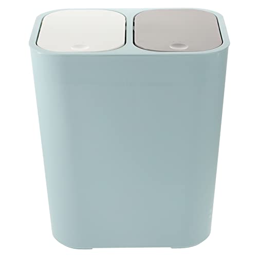 קבילוק מטבח אשפה יכול כפול תא אשפה יכול יבש רטוב מסווג פלסטיק מחזור סל פח ליטר פחי עבור משרד אמבטיה