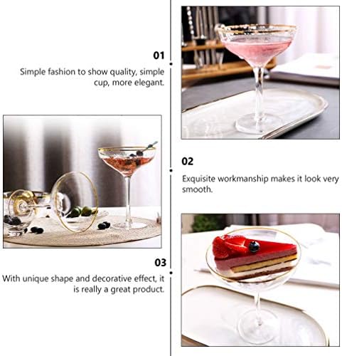 כוס מים גביע סט עבור שתיית מים יין מעורב משקאות קוקטיילים מרטיני זכוכית