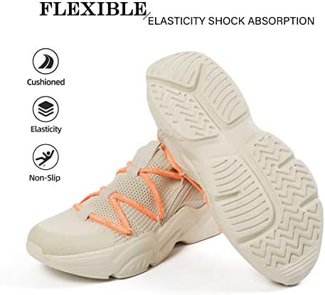 חסינה נשים של נעלי הליכה להחליק על קל משקל לנשימה החלקה רשת עליון אימון מזדמן ספורט נעליים