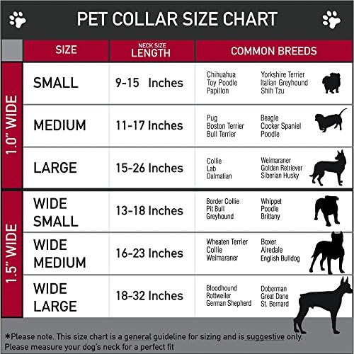 צווארון כלבים אבזם מרטינגייל מיני מאוס פולקה נקודה מיני צללית אדום לבן 9 עד 15 אינץ 'ברוחב 1.0 אינץ'