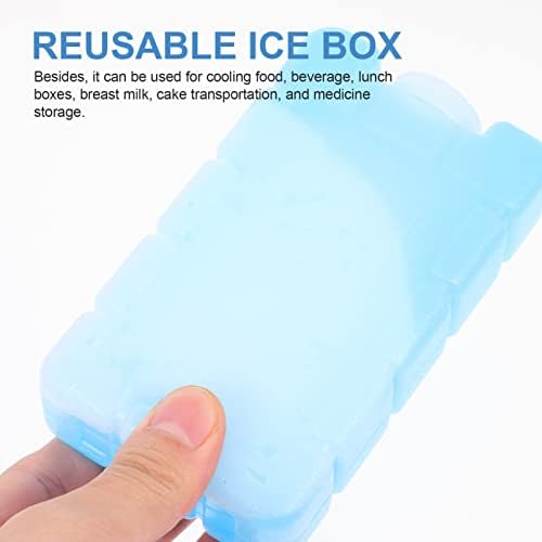 Veemoon קרח יבש מקרר קרח קרח 2 יחידות מקפיא אריזות קרח אריזות מגניבות שמרו על אוכל טרי קרח קר קרח מקפיא מקפיא