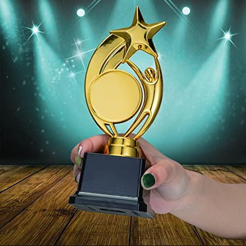 גביע פרס AKDSTEEL עם מדבקת DIY 8.5 הישג מבריק בהתאמה אישית גביעי כוכב זהב לילדים ומבוגרים למסיבה מעדיפים