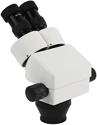 מיקרוסקופ שיסיאן מיקרוסקופ משקפת זום רציף 7-45 ו-10/ 20 עיניות מיקרוסקופ סטריאו + 56 אור טבעת לד
