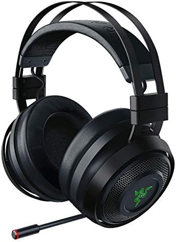 Razer Nari חיוני אלחוטי 7.1 אוזניות משחקי סאונד היקפי: אודיו מרחבי THX - סרט גימור אוטומטי ותואם