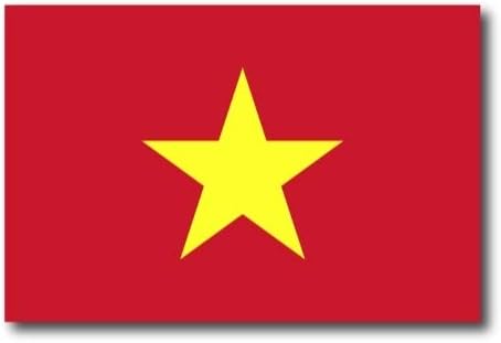 מגנט לי למעלה וייטנאם דגל וייטנאמי מדבקות מגנט מכוניות, 4x6 אינץ ', מגנט רכב כבד לרכב, רכב שטח משאיות