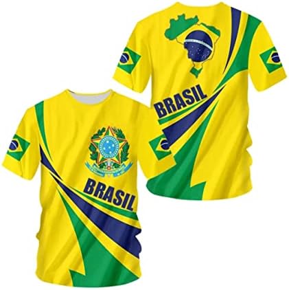 ברזיל ברזיל כדורגל כדורגל ג ' רזי חולצה צהוב / ירוק 2022/2023 צוות צוואר