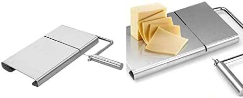 גבינת מבצע, גבינת חיתוך לוח, נירוסטה גבינת מבצע עם 5 מתכת החלפת חוטים, רב תכליתי עבור רך גבינה,