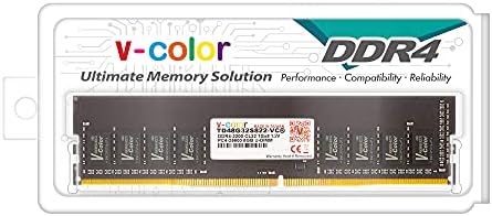 V-COLOR DDR4 8GB 3200MHz CL22 CL22 מחשב שולחני מחשב מחשב RAM מודול זיכרון NON ECC DIMM Single Unnoffered