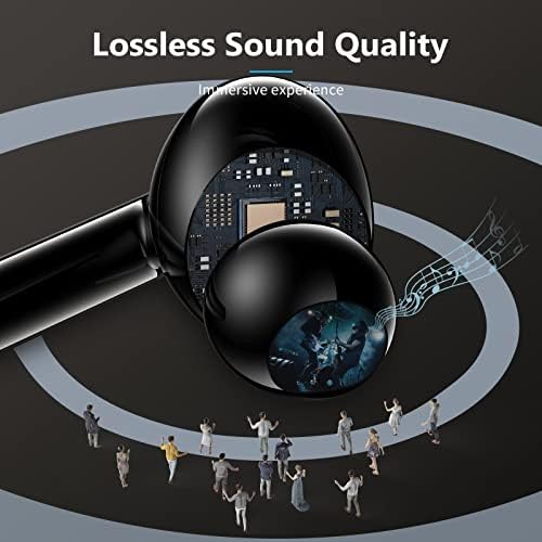 AWEI S1 ULTRA אלחוטית אוזניות Bluetooth 5.3 אוזניות עם 4 מיקרופונים שיחה ביטול רעש, נהגים של