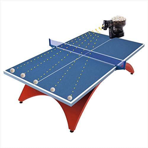 טניס טניס רובוט פינג פונג מכונת כדור S101 מכונת טניס אוטומטית שולחן לאימונים עם כדורי טניס של 40 ממ+ שולחן מאת
