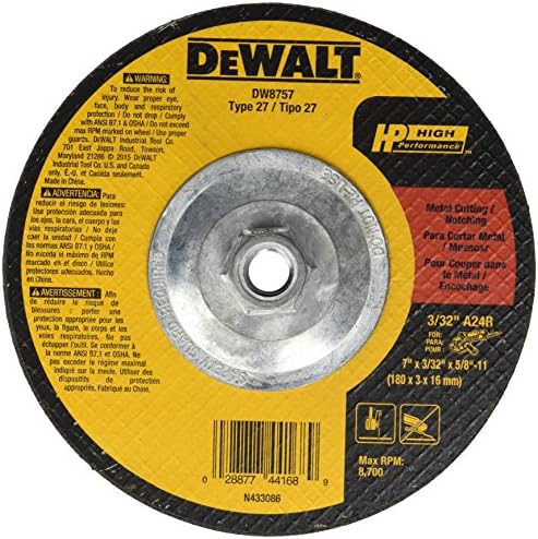 Dewalt DW8757 7 אינץ 'על 3/32 אינץ