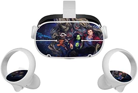 Oculus Quest II אביזרים עורות גלקסי מלחמה VR אוזניות ומדבקות מדבקות בקר