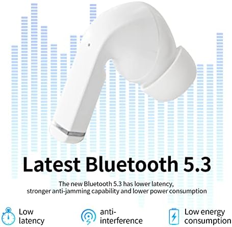 אוזניות אוזניים של Bluetooth Tumwove אוזניות אוזניות Bluetooth עם אוזניות Bluetooth נמוכות במיוחד עם Bluetooth
