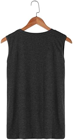 חולצות 4 ביולי חולצות גופיות נשים ללא שרוולים O צוואר חולצות חולצות חולצות גופיות ארהב כוכבי דגל פסים טוניקה פטריוטית