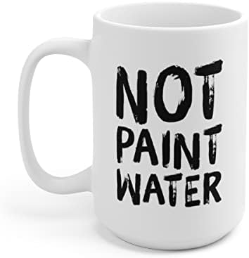 לא צבע מים אמנות מורה הערכה מתנת רעיונות - אמן ציירים לעבוד עמית קפה ספל