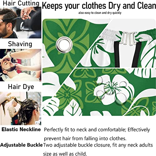 Visesunny Barber Cape Aloha יום שישי הוואי דפוס מסוגנן של הפוליאסטר שיער חיתוך סלון כף קייפ סינר אנטי-סטטי תספור