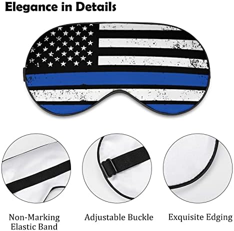 Grunge USA EL_SALVADOR דגל מסכת שינה מסכת עיניים ניידת עם כיסוי עיניים עם רצועה מתכווננת לגברים נשים