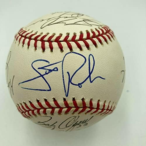 סקוט רולן 1996 קבוצת פילדלפיה פיליס חתמה על בייסבול בליגה הלאומית - כדורי בייסבול חתימה