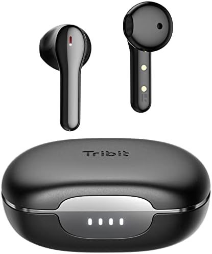 Tribit אוזניות אלחוטיות, Bluetooth 5.2 אוזניות אוזניים Qualcomm QCC3040, 4MIC