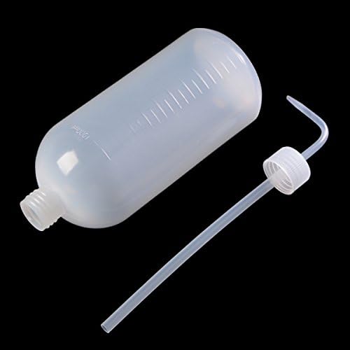 1000 מ ל מעבדה כפוף טיפ פלסטיק נוזלי מים שמן אחסון לסחוט בקבוק