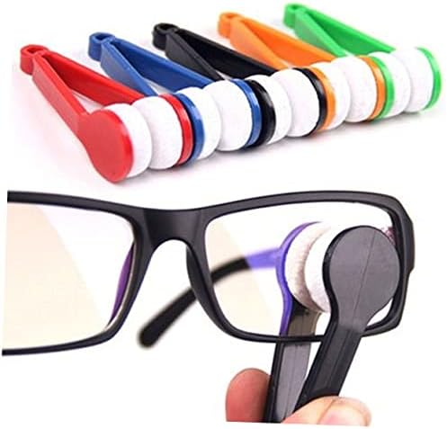 המוטון 12 יחידות משקפיים ניקוי מיני משקפיים מברשת מברשת זכוכית עיניים מנקה מיקרופייבר משקפיים מברשת משקפיים