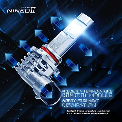 Nineo H7 נורות פנס LED ונורות פנס LED 9005