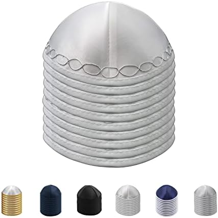 עטרת יודאיקה כיפה לגברים ולבנים 10 חבילות כובע כיפה סאטן, מידה 19 ס מ, כובע יאמאקה יהודי