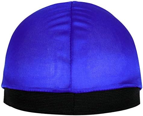 6 יחידות גומייה משיי גל כובעי מעורב צבע כיפת סגנון פאות כובע חלק נמתח חמו כובע שיער אובדן כובע