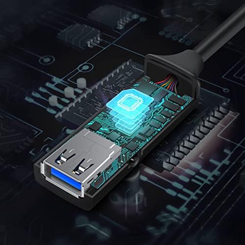 IKUAI 7 יציאות USB 3.0 רכזת עם מתאם חשמל 5V 3A + 32 רגל USB 3.0 הרחבה פעילה זכר לנקבה כבל נשי עם מגבר