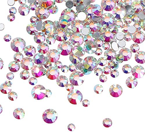 ג ' ולין 3456 יחידות אבני חן יהלומים שטוחים אבני חן אבני חן יהלומים עבור נייל ארט 6 גודל 4~12 קריסטל